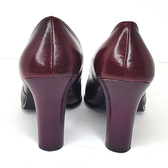 MODA SPANA Leather HIGH Heel Pumps Slip-on Loafer 7M - Picture 5 of 15